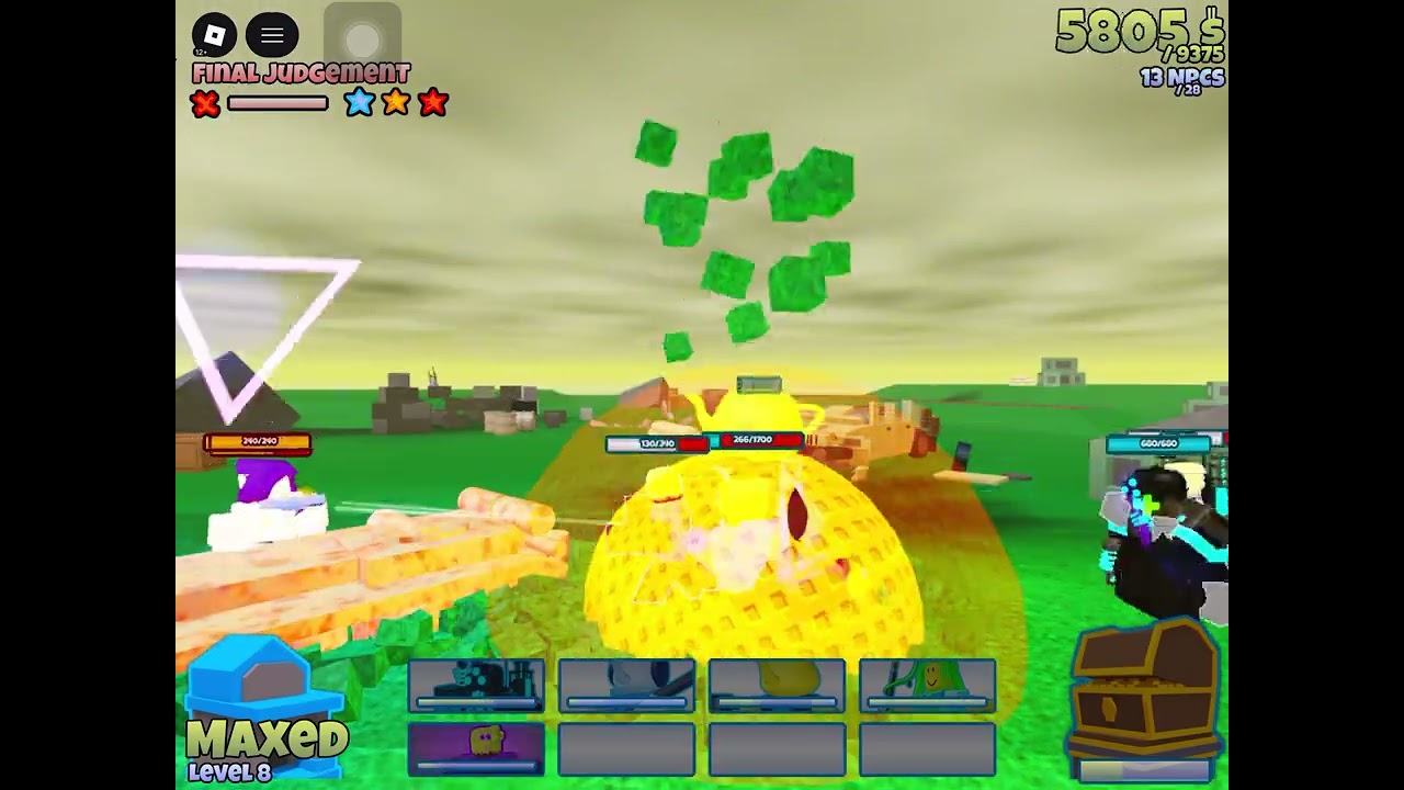 final judgement 3 stars sub chapter | #roblox #thebattlebricks @Petunia_GameAnimation04 