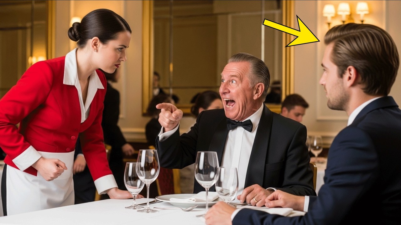 “TALK TO MY DEAF SON!” — THE ARROGANT MILLIONAIRE MOCKED… BUT THE WAITRESS SILENCED HIM