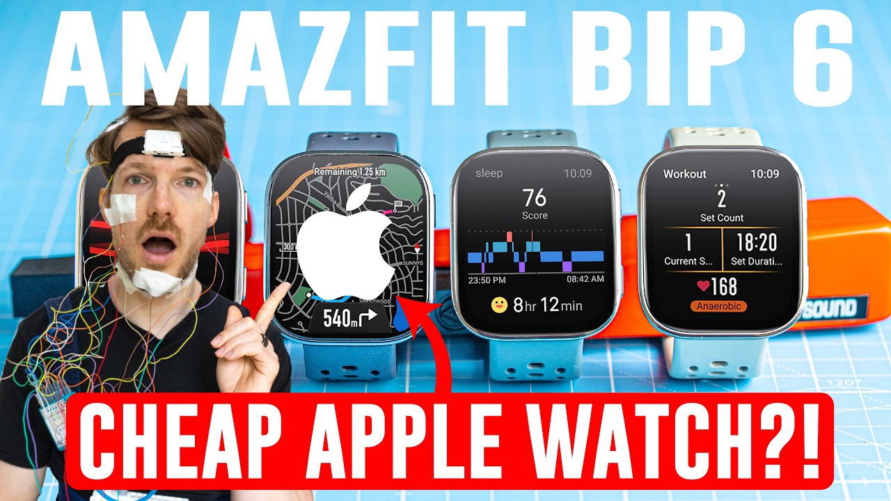 Научный обзор Amazfit Bip 6 (альтернатива Apple Watch за 79 долларов?)