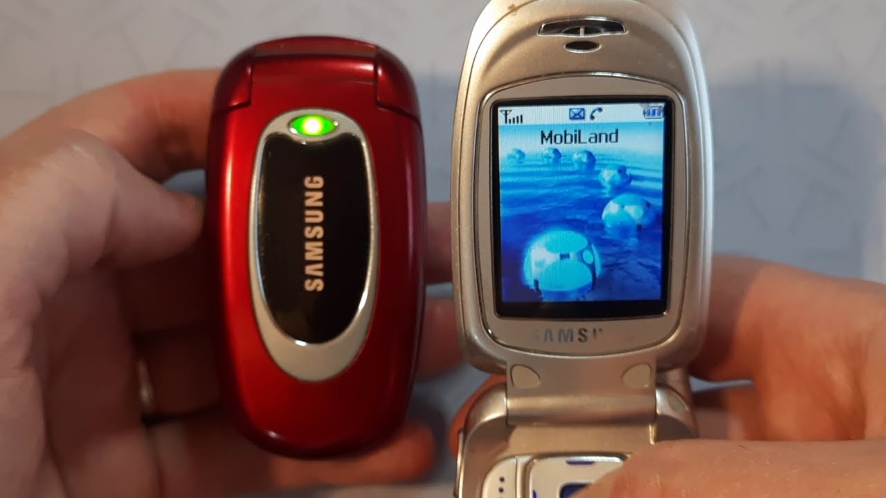 Incoming call & Outgoing call at the Same Time Samsung SGH-X450 + Samsung SGH-X480