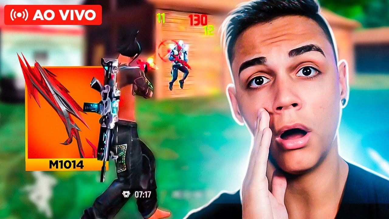 💙 FREITAS AO VIVO 💙 NOVA M1014 EVOLUTIVA 2.0 💙 FREE FIRE MOBILE 💙 LIVE ON! 💙