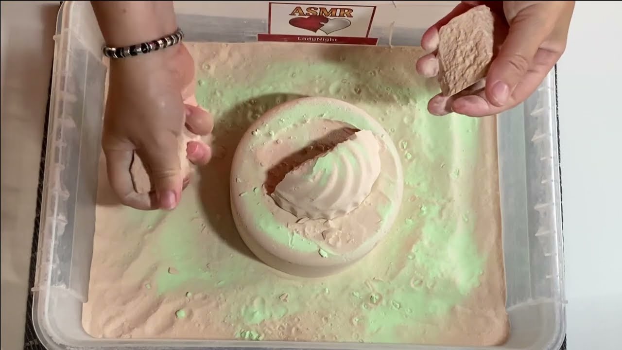 #ASMR ! New Mic ! 2 Baking Soda Crunch Videos #538