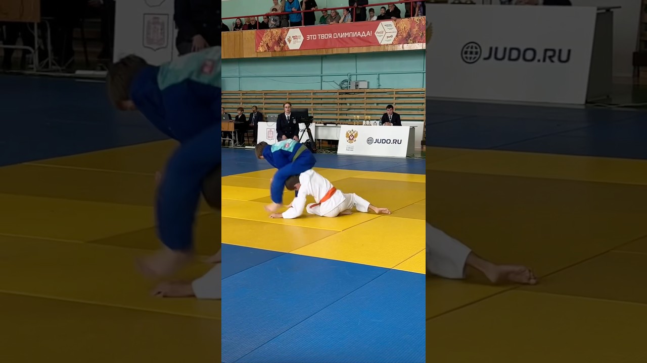 Боковая подсечка и выход на рычаг локтя #дзюдо #judo