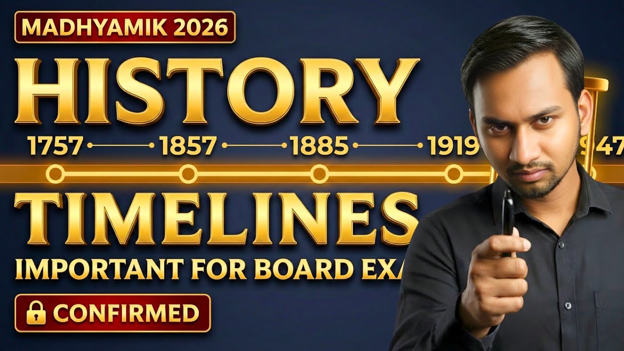 Madhyamik 2026 History Timeline 🔥 | Class 10 WBBSE Confirmed Questions