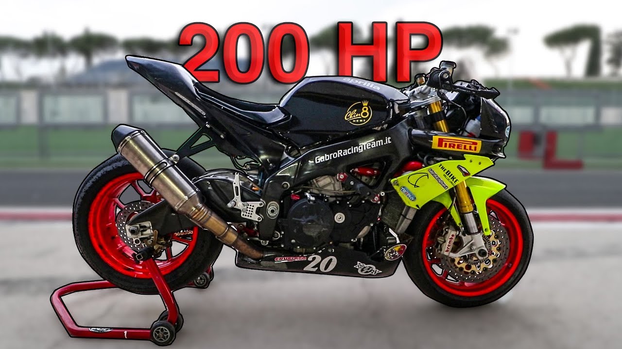 APRILIA TUONO DA 200CV 😱 MOTO PAZZESCA!! PROVA IN PISTA + RECENSIONE