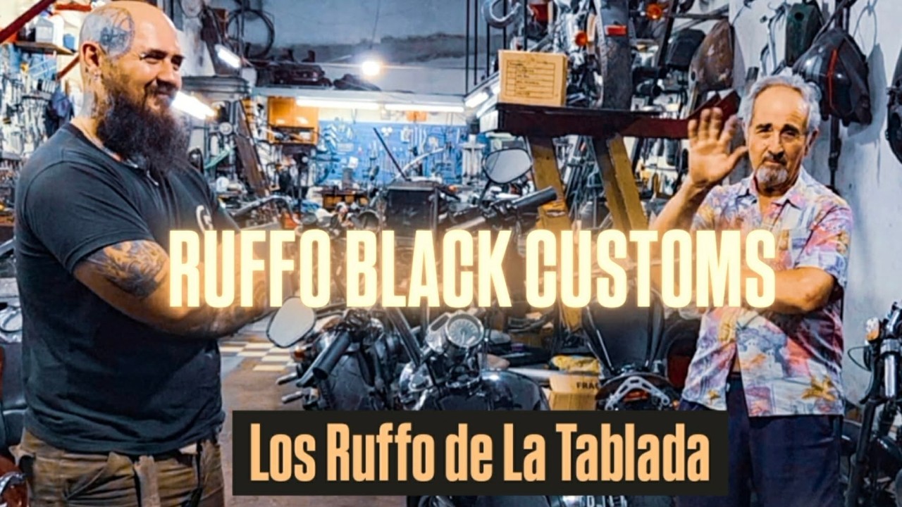 RUFFO BLACK CUSTOMS visita a su taller con mi HD 💖AMIGUIS💖
