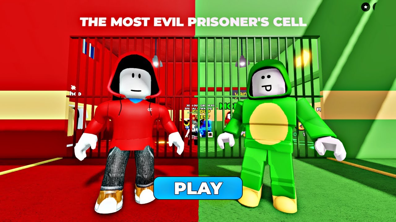 JJ Vs Mikey prison Run! (Obby) Gameplay #roblox