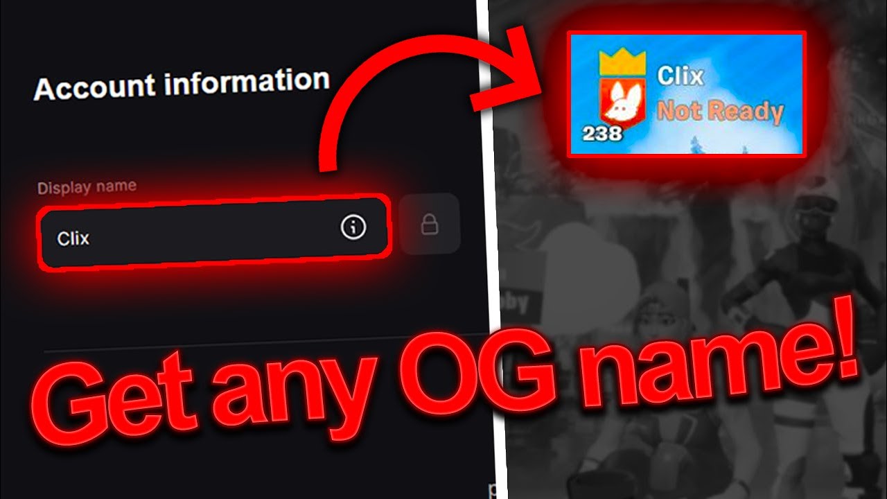 Получите ЛЮБОЕ имя OG в 4-м сезоне 6-й главы Fortnite! #fortnite