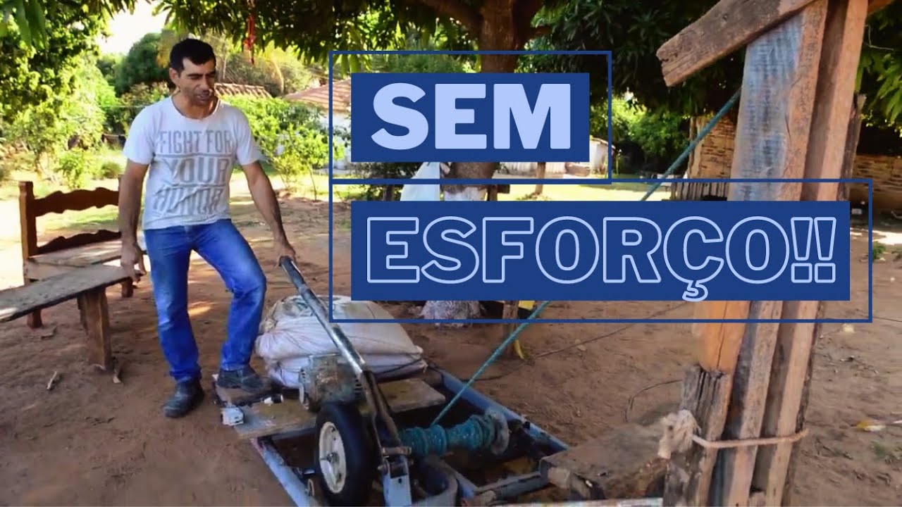Funcionamento da nossa máquina de perfurar poço