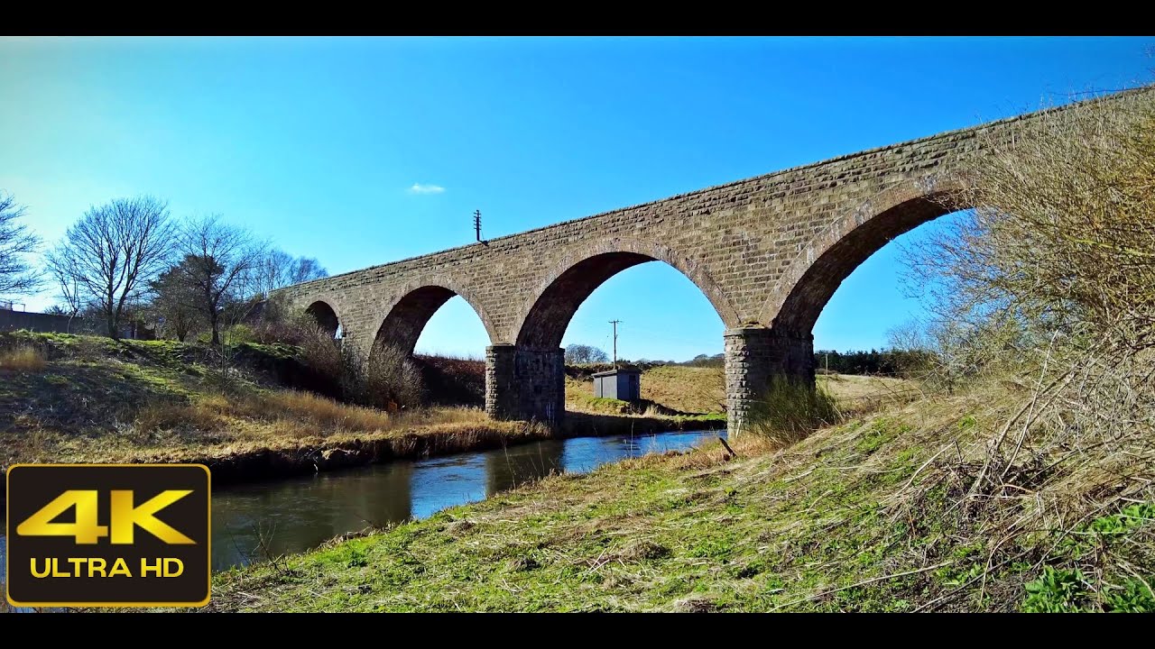 Ellon Circular Walk, Scottish Countryside | Nature Walk ASMR | 4K 60fps