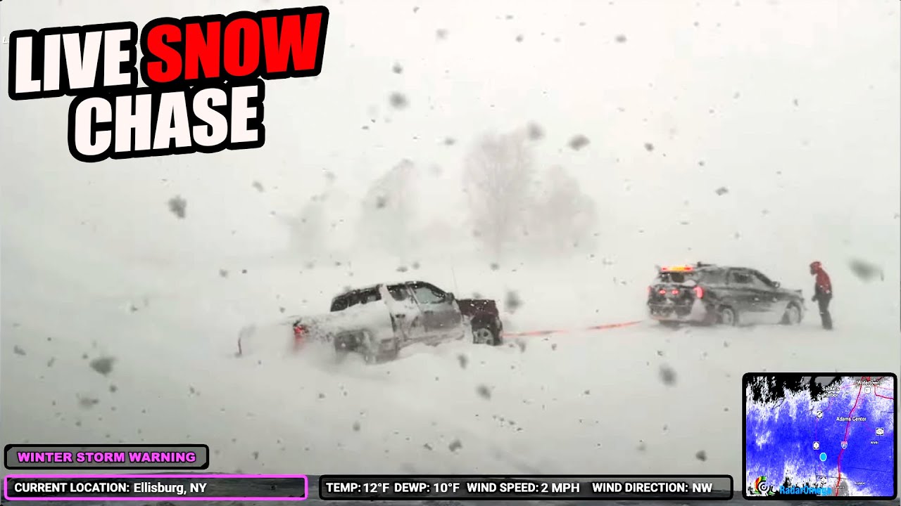 🔴LIVE Storm Chasers | Chasing Historic Winter Storm | LIVE Ground Truth
