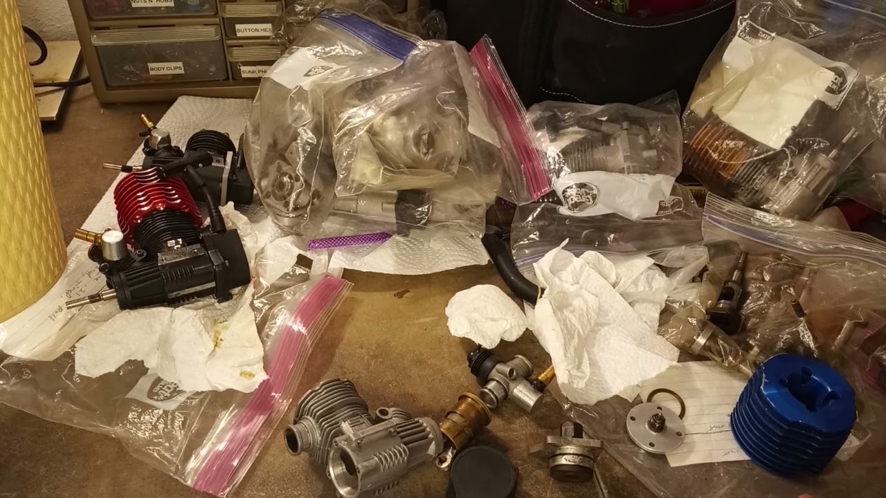 Parts needed to swap the LRP ZR32X Spec 4.1 from bump start to pull start rotostart .32 nitro engine
