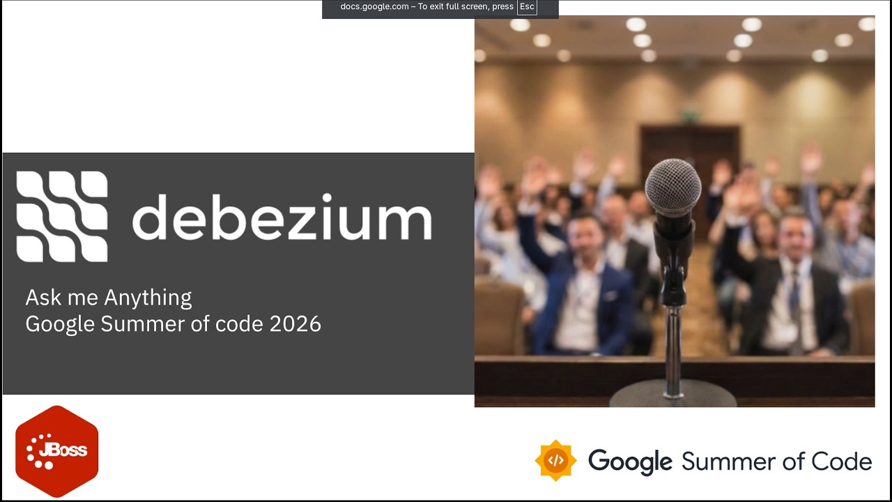 AMA - Debezium GsoC 2026