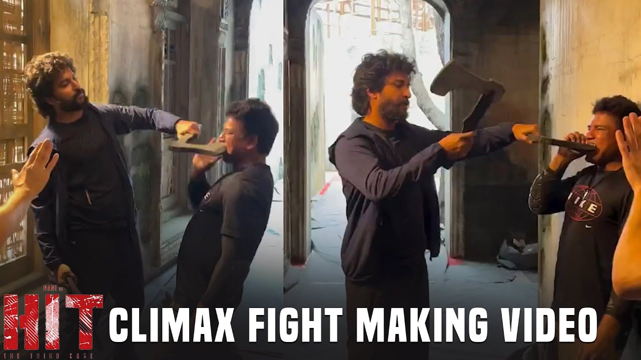 #HIT3 Movie Climax Fight Making Video😱 | Nani #HIT3 Movie Making Video | Srinidhi Shetty