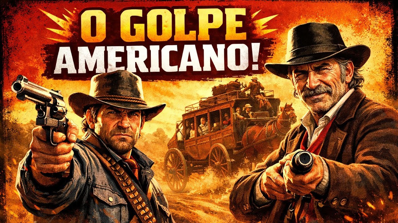 O Golpe Perfeito! 💰 Arthur & Hosea Roubam a Carroça | RDR2 🇺🇸🔥