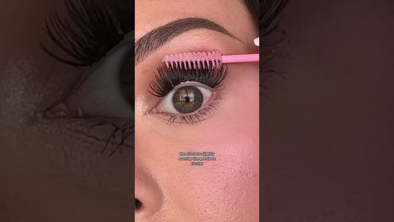 How to make your DIY lash clusters last all week?  #lashes #lashextensions#fyp # #eyelashextensions