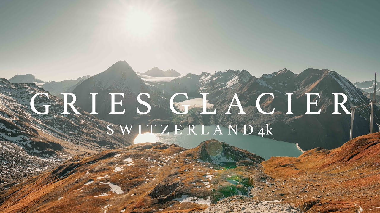 Hiking to the Gries Glacier in Switzerland 4k