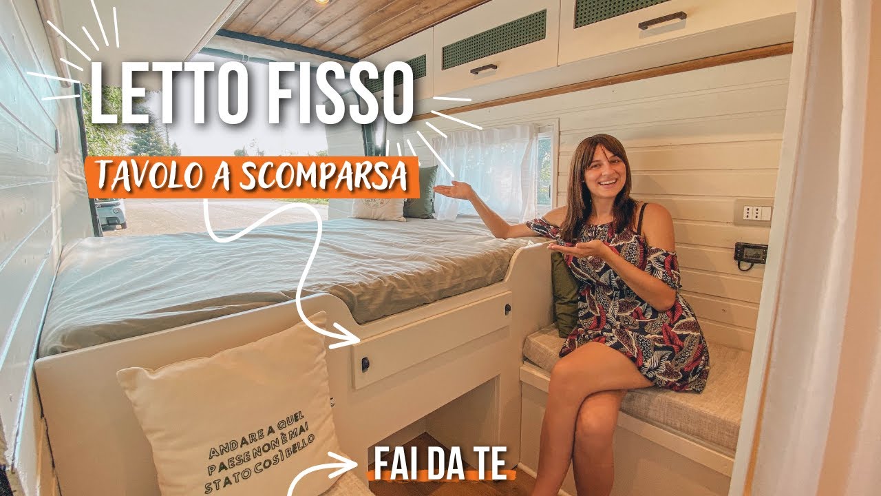 LETTO FISSO in van | COME REALIZZARLO