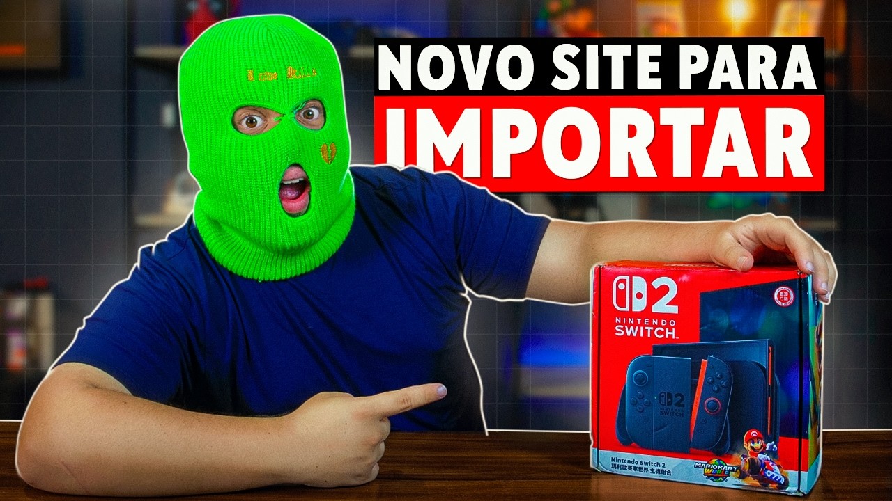 CHEGOU! Comprei um SWITCH 2 direto da CHINA - Vale a Pena?