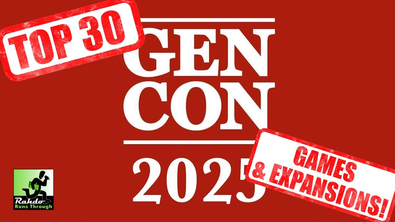Gencon 2025 Top 30 Games & Expansions!