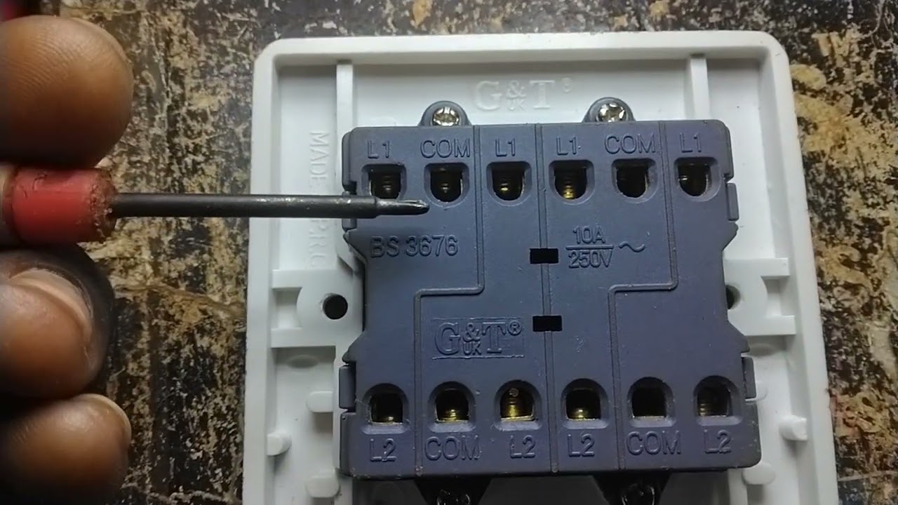 4 gang switch in two way