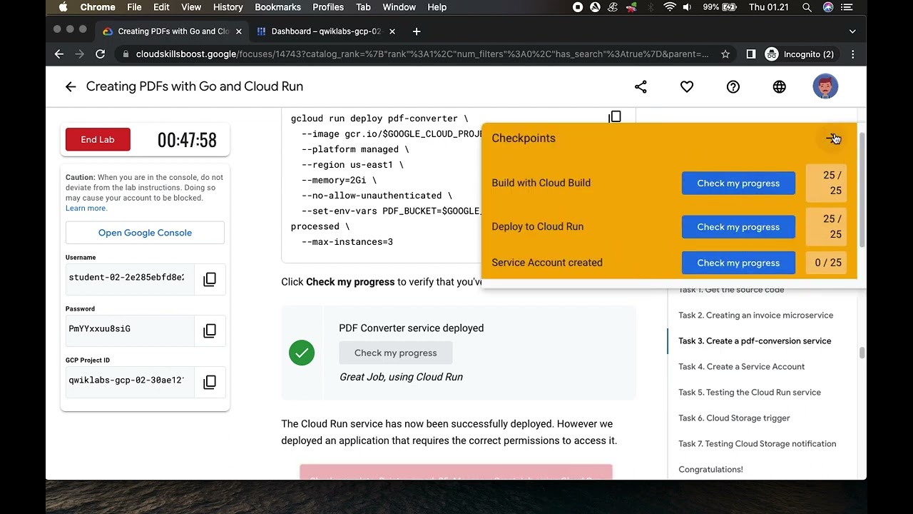 Creating PDFs with Go and Cloud Run GSP762
