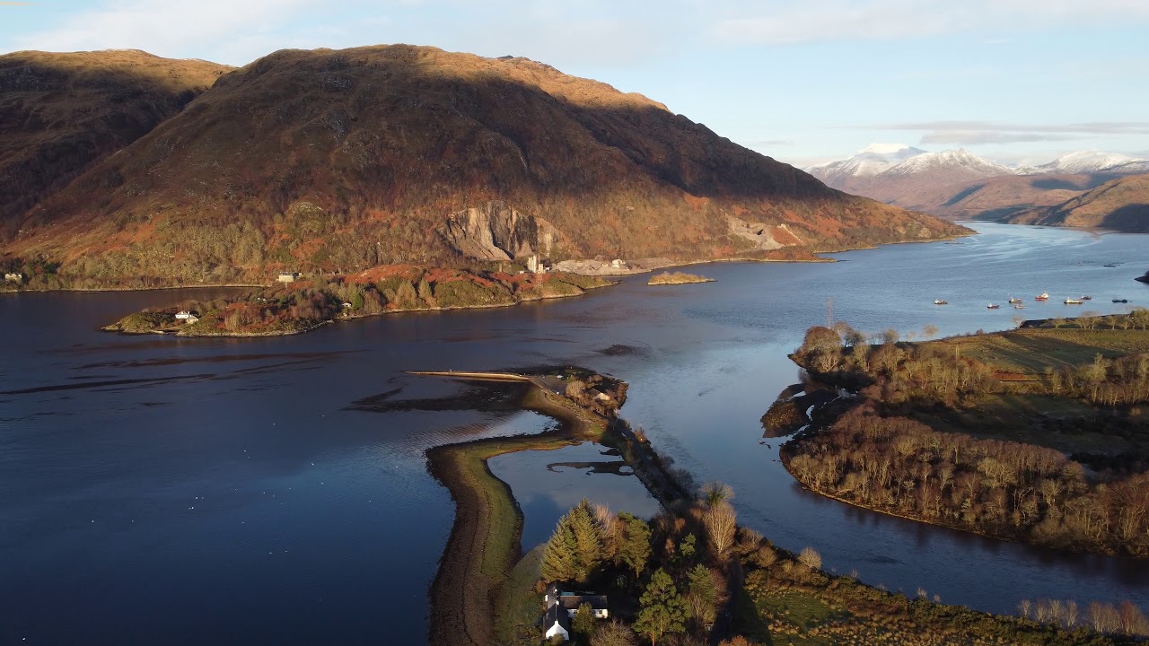 Taynuilt Scotland  DJI MINI 2 4K Drone Test