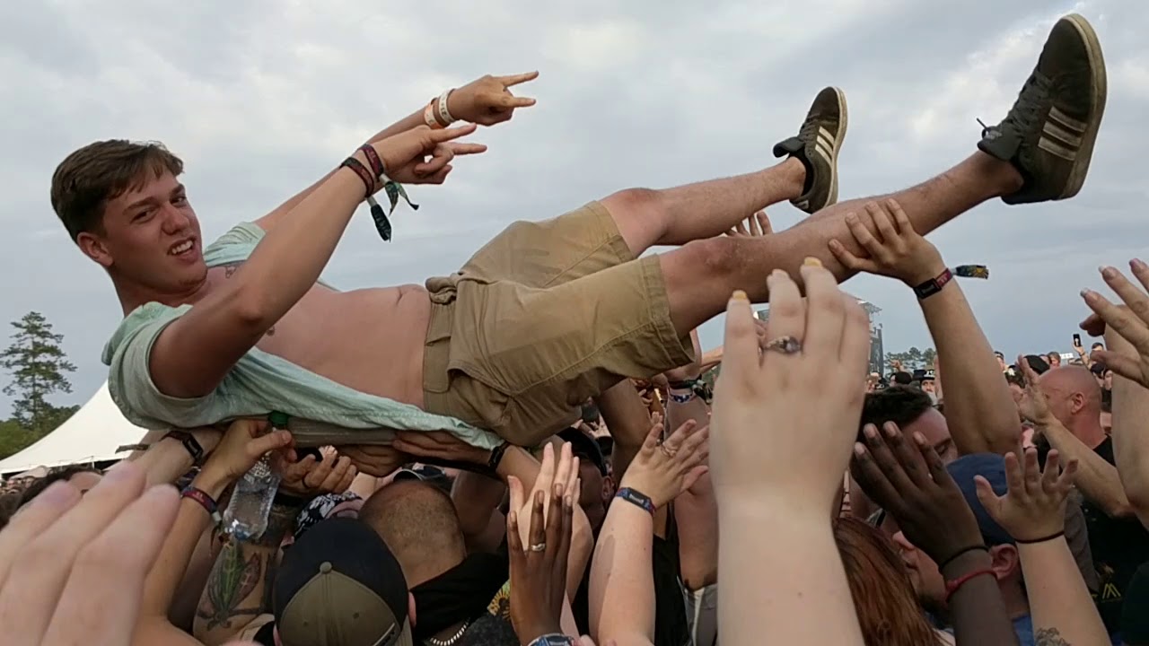 03 Skillet - Back From The Dead - LIVE Epicenter Festival Full Show Rockingham NC 2019 mosh pit