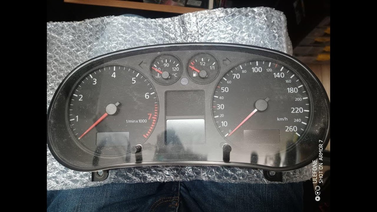 Jak nie naprawiać liczników, poprawiam po kliencie naprawę licznika od Audi A3 Jaeger.