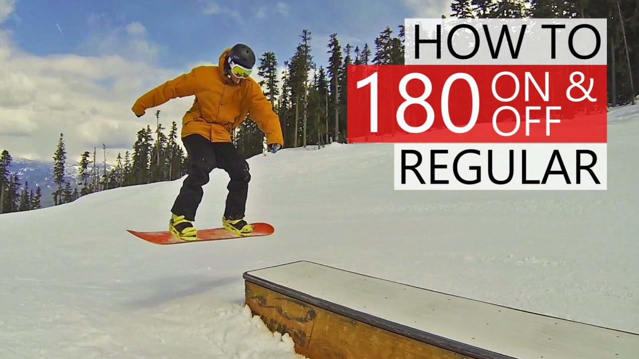 How to 180 On & Off a Box - Snowboarding Tricks