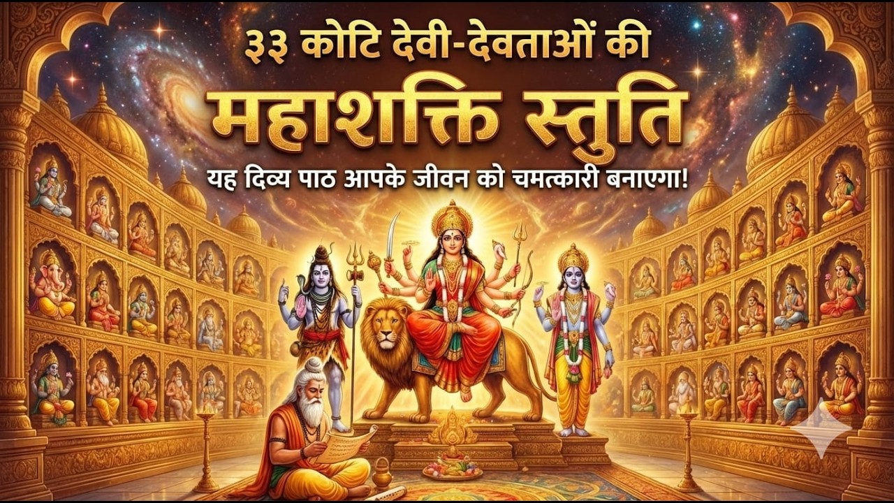 33 कोटि देवी-देवताओं की स्तुति - सम्पूर्ण देवी-देवता कृपा स्तोत्र - Most Powerful All Gods Stuti