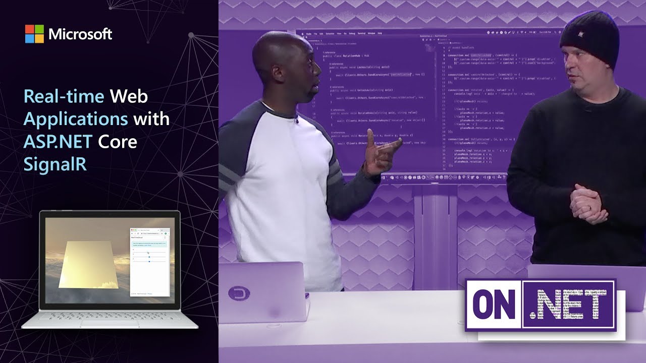 Real-time web applications with ASP.NET Core SignalR