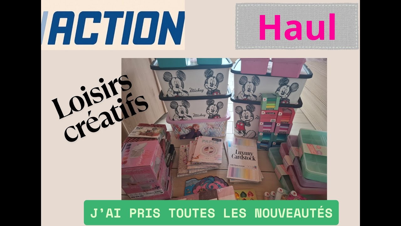 Haul ACTION 2025 : J’ai pris toutes les nouveautés loisirs créatifs ! 😱🎨