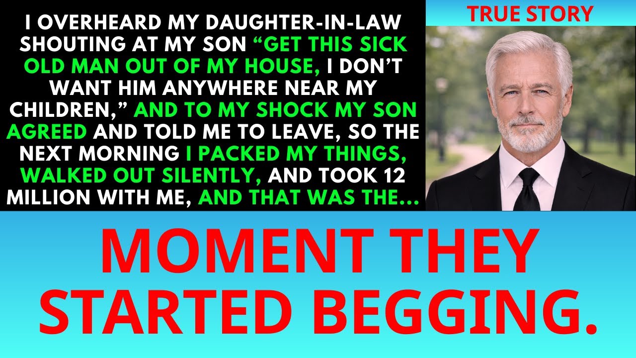 Get This Old Man Out! My DIL Shouted After Learning About My Illness — So I Left...