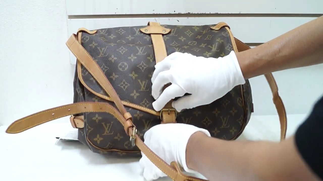 E4742 LOUIS VUITTON Monogram Canvas Saumur 35 Shoulder Bag REVIEW |PRE-OWNED