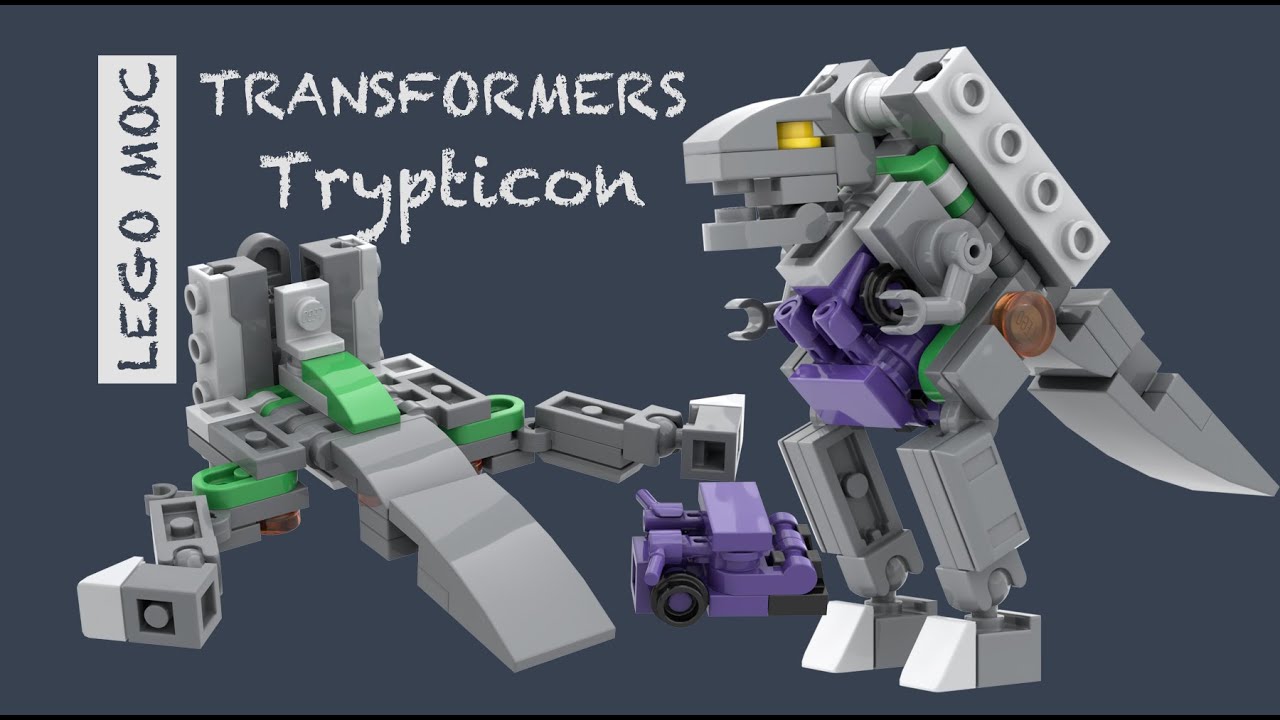 Lego Transformers G1 Trypticon MOC Instruction