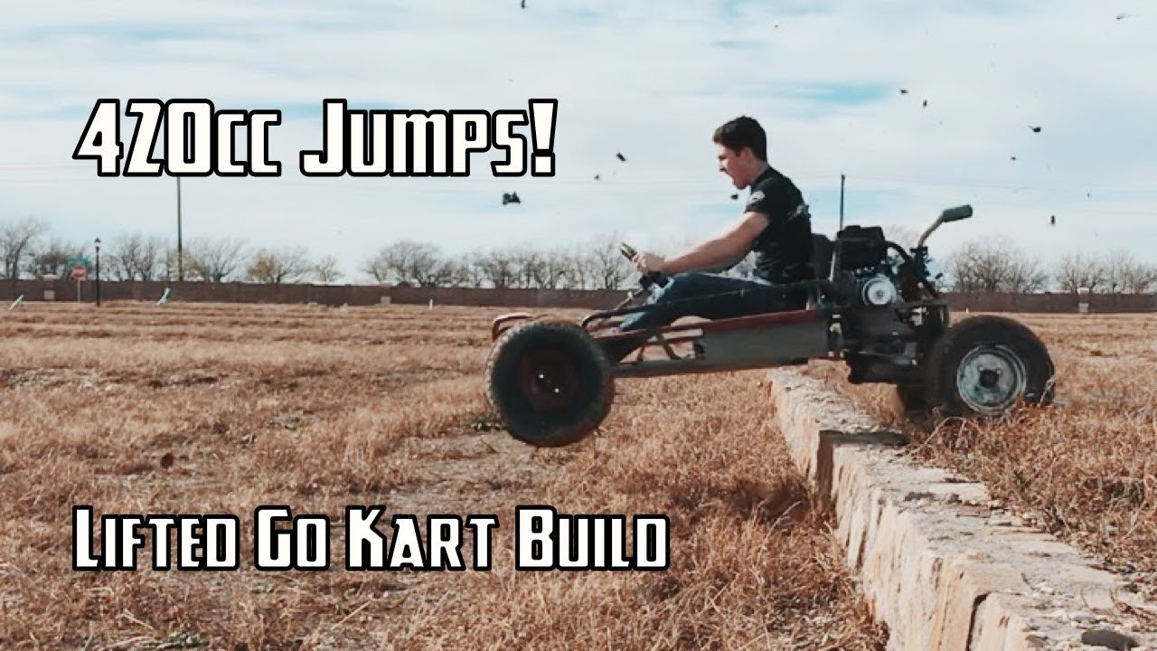$50 Offroad Go Kart Gets a 420cc Engine and Drives! | Offroad Go Kart Build Part 2