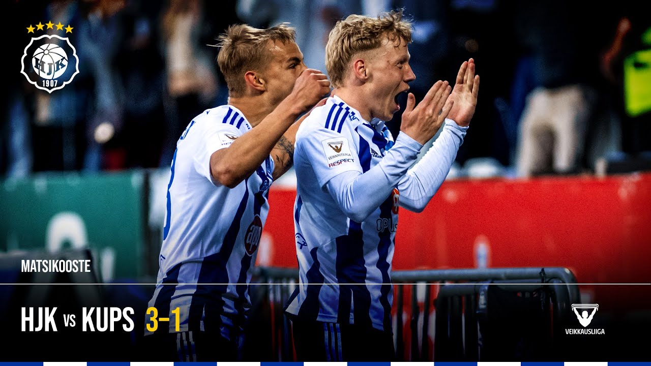 HJK vs KuPS 3-1 - Veikkausliiga