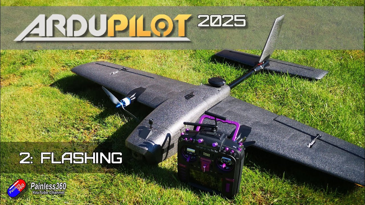 Arduplane Build 2025, Video 2: Flashing a CubePilot Orange+ and performing the basic settings