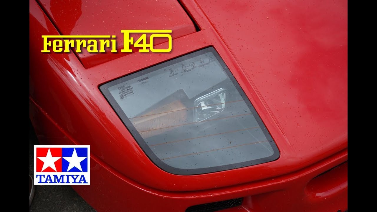 TAMIYA 1:24 Ferrari F40 Finish / プラモを作ろう タミヤ 1/24 フェラーリF40 仕上げ編