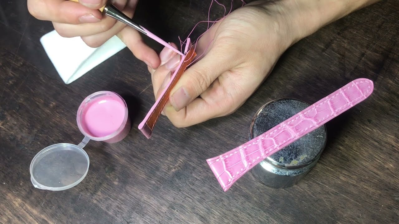 Making a Handmade Alligator Watch Strap