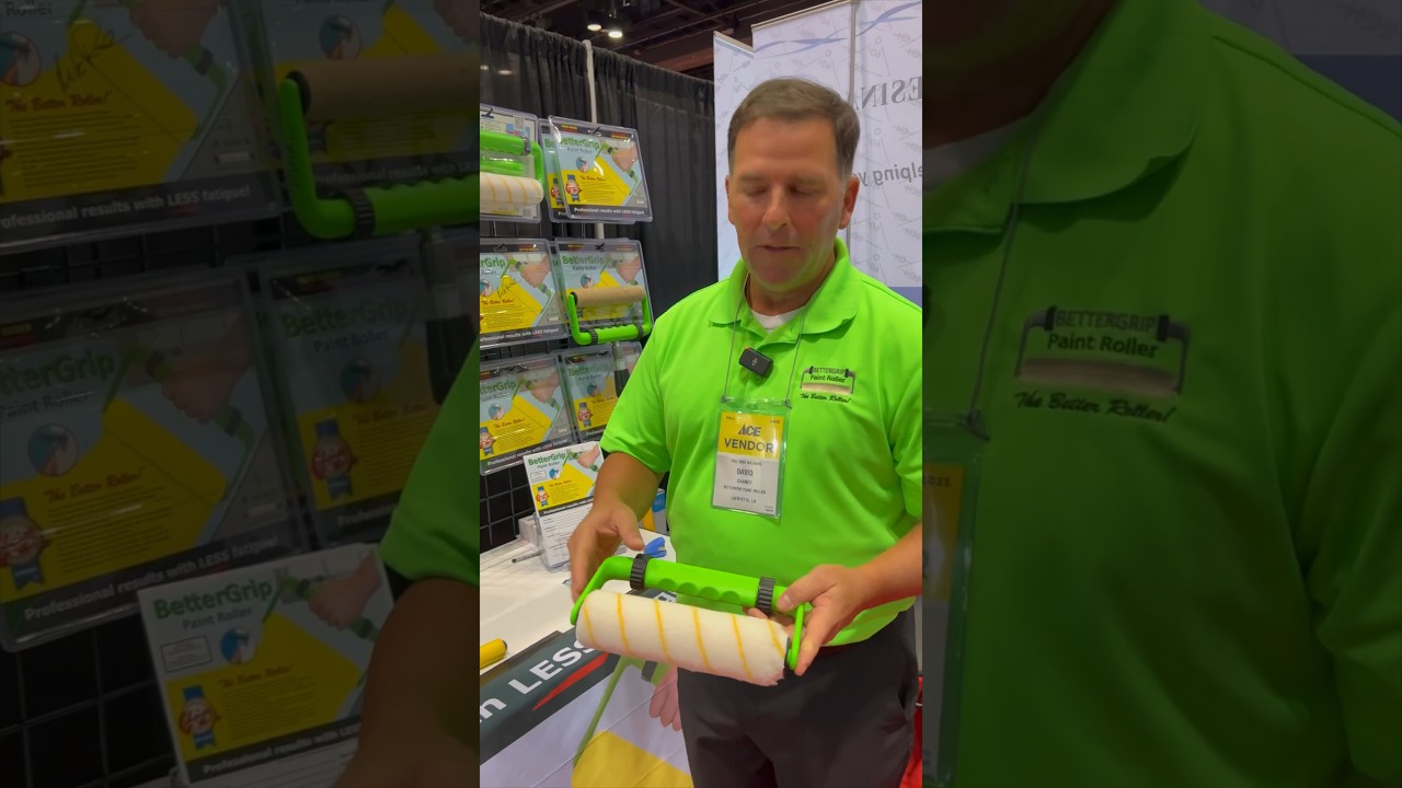 Innovative Paint Roller handle! #painting #innovation #shots