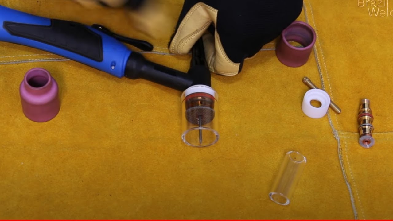 Curso solda TIG - Aula 10 - Parte 2 de 2 - Como escolher Bocais e Acessórios para tochas TIG.