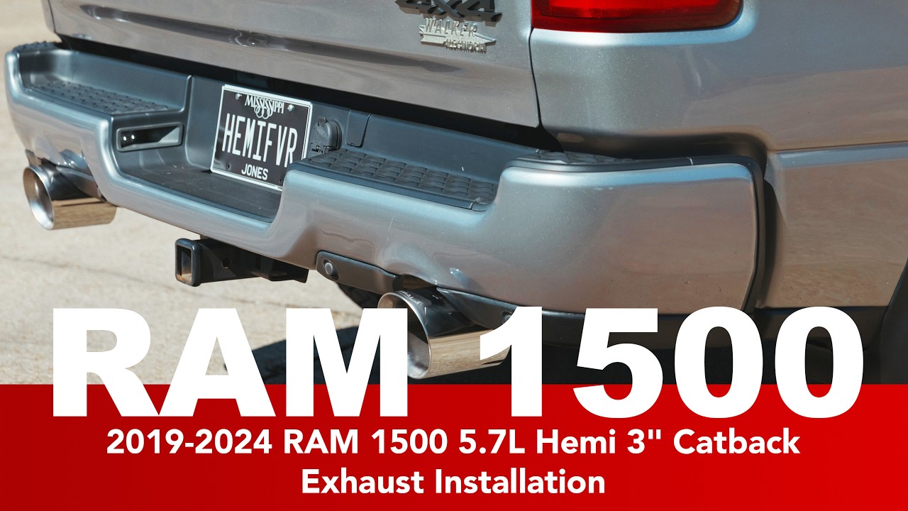 2019&ndash;2024 Ram 1500 5.7L HEMI Exhaust Install | 3
