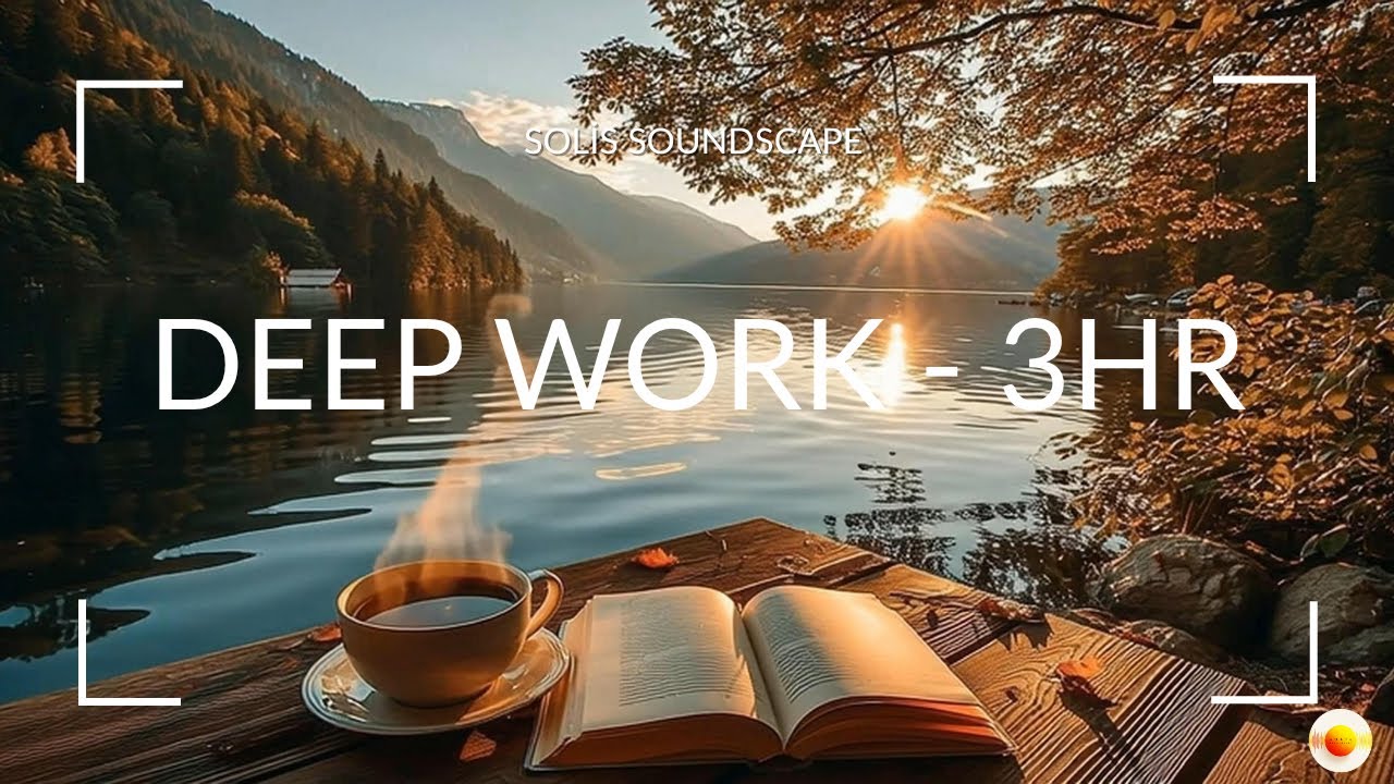 3 HOUR Focus Music for Deep Work & Study 🎧 Minimalist Piano & Lofi Guitar Ambient