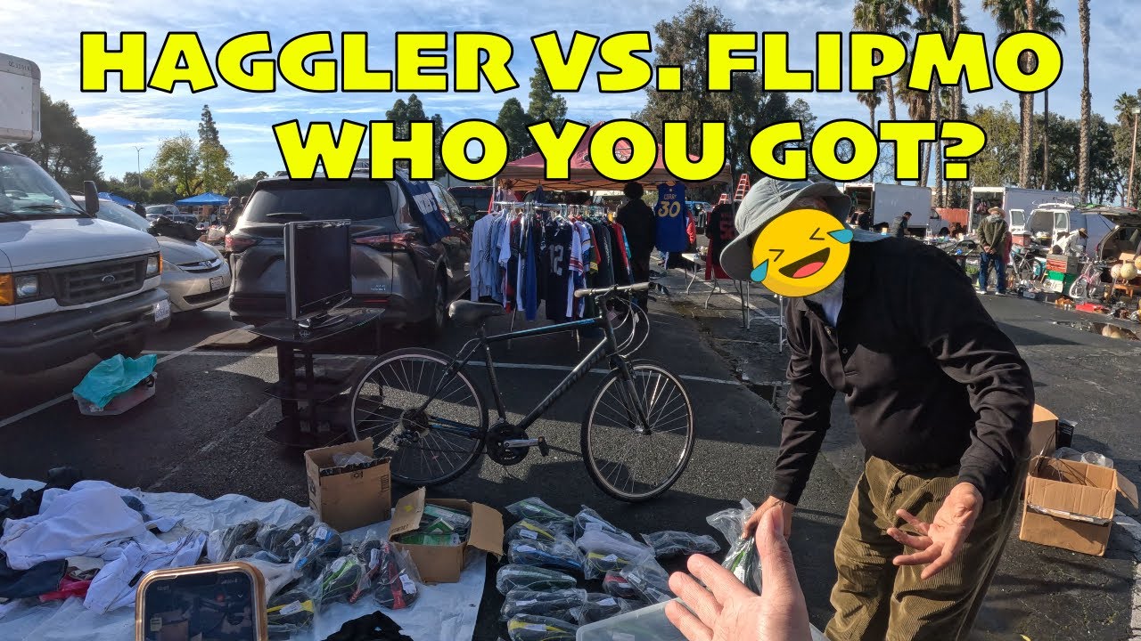 Weird & Crazy Negotiating At The Fleamarket. SOLD And Bought Some VINTAGE Tees.