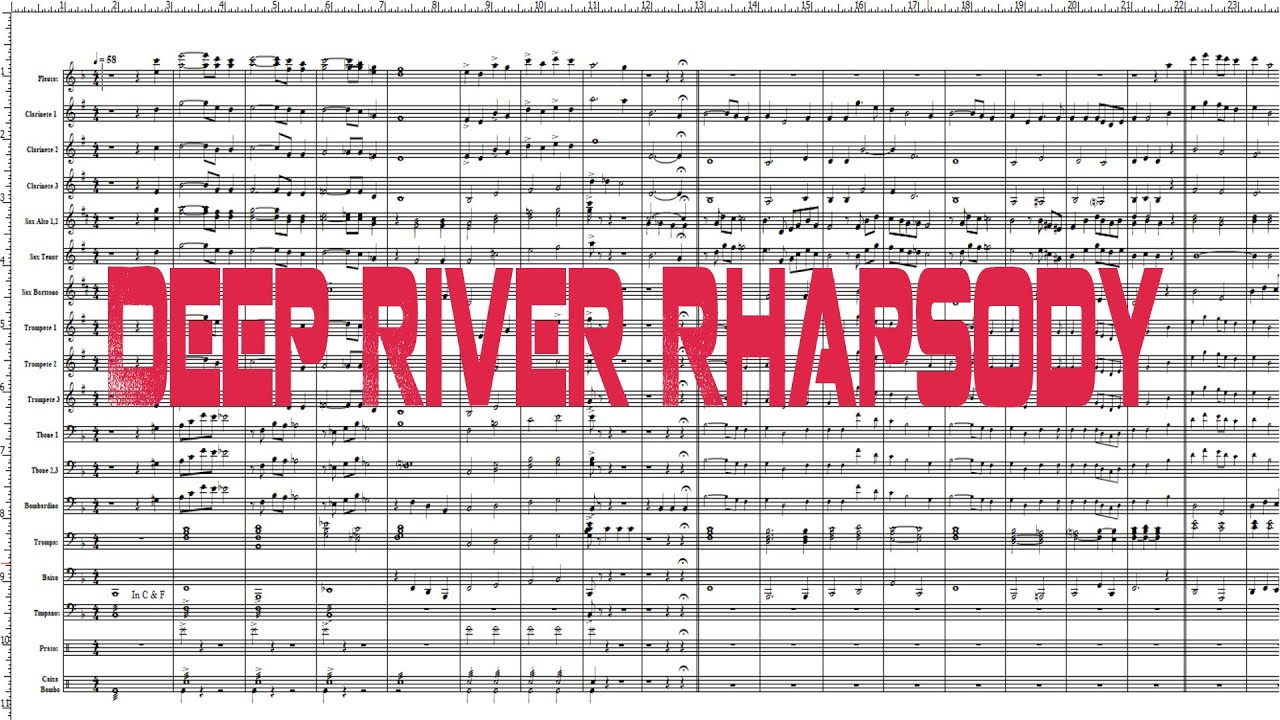 Partitura - Deep River Rhapsody