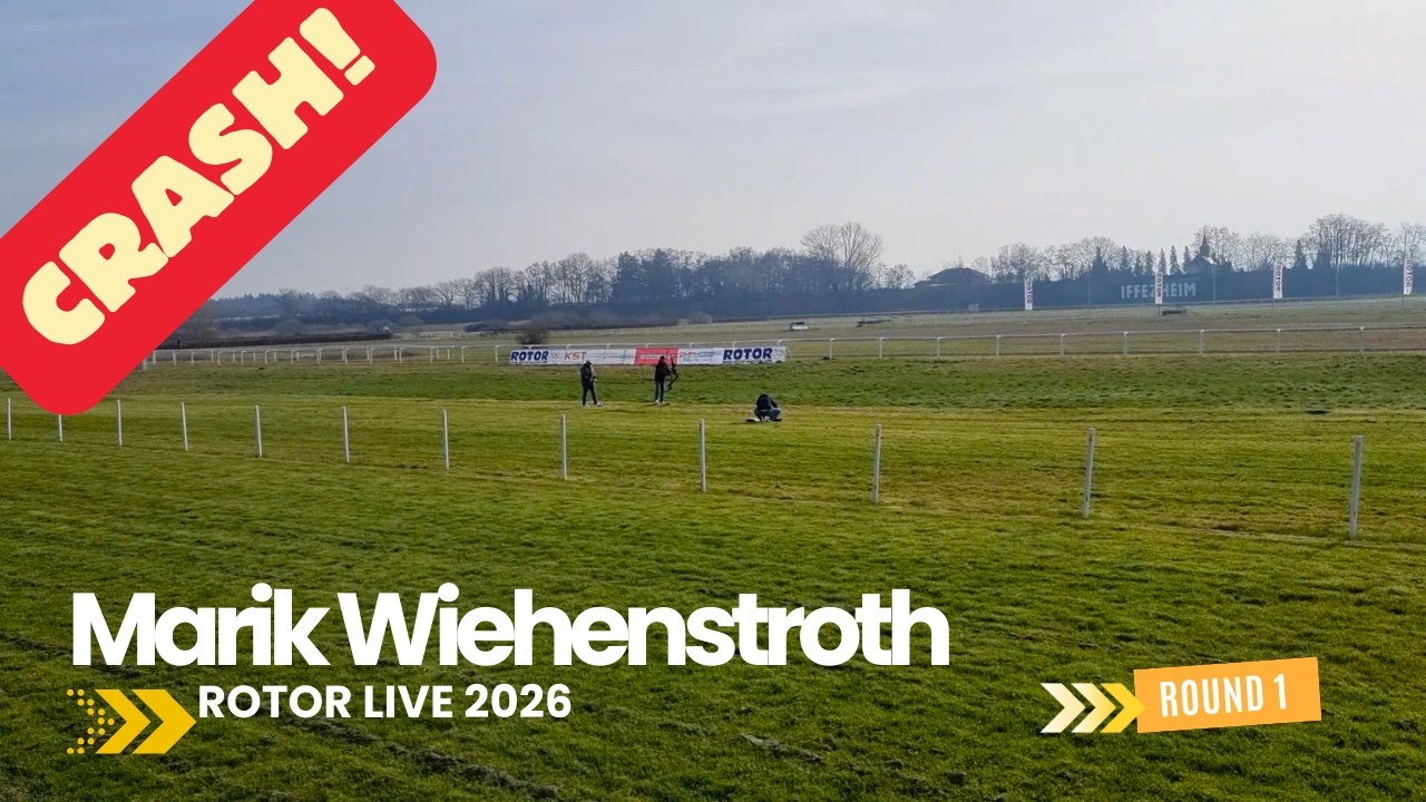 Marik Wiehenstroth Round 1 Crash ROTOR Live 2026