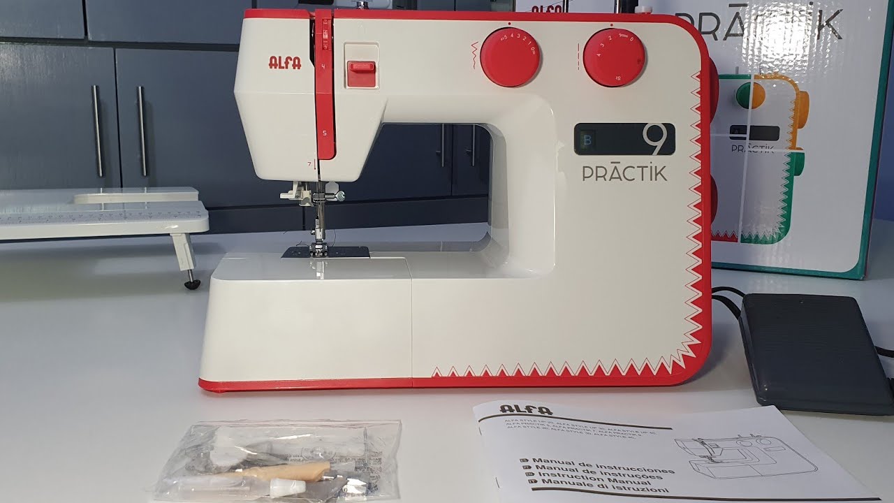 ¡Práctica y accesible! Unboxing máquina de coser ALFA PRĀCTIK 9