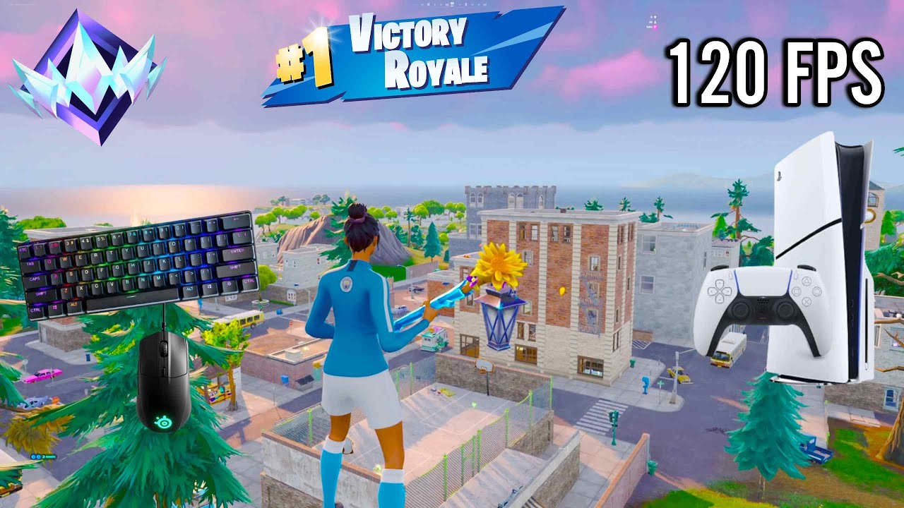 Fortnite Unreal Reload Ranked On  Ps5 Slim | Keyboard & Mouse Gameplay | 120 FPS | 4K
